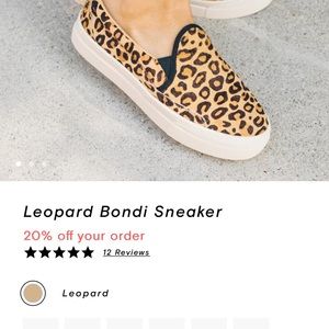 NEW! Soludos Bondi Slip-On Sneakers Leopard Sz 6